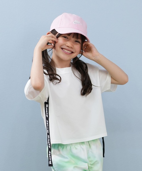 セール】RUSTY/ラスティー ライン入り半袖ラッシュガード キッズ