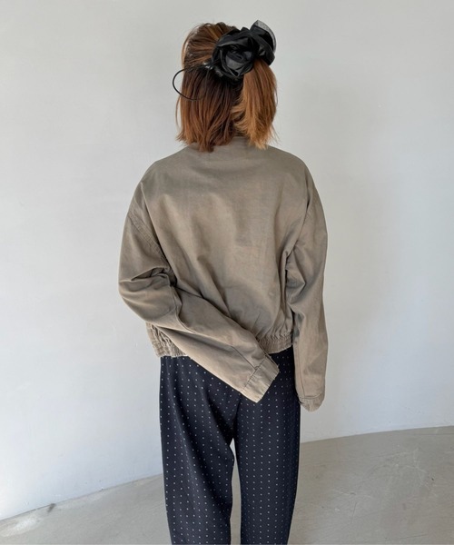 SANSeLF（サンセルフ）の「【SANSeLF】ポケットワークジャケット オーバーサイズ ミリタリーテイスト sanw25a024（その他アウター・レディース・ベージュ・FREE）」の12枚目の写真