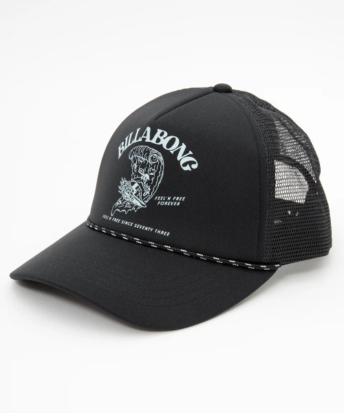 BILLABONG(ビラボン)の「BILLABONG メンズ LEASH TRUCKER キャップ 【2025年春夏モデル】/ビラボンフロントプリントトラッカーキャップ(キャップ・メンズ・ネイビー/ホワイト×ブラック/ブラック・FREE)」の18枚目の写真