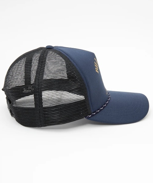 BILLABONG(ビラボン)の「BILLABONG メンズ LEASH TRUCKER キャップ 【2025年春夏モデル】/ビラボンフロントプリントトラッカーキャップ(キャップ・メンズ・ネイビー/ホワイト×ブラック/ブラック・FREE)」の5枚目の写真