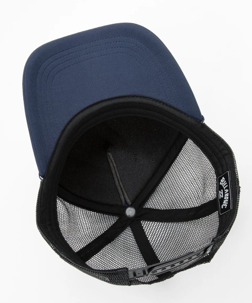 BILLABONG(ビラボン)の「BILLABONG メンズ LEASH TRUCKER キャップ 【2025年春夏モデル】/ビラボンフロントプリントトラッカーキャップ(キャップ・メンズ・ネイビー/ホワイト×ブラック/ブラック・FREE)」の4枚目の写真