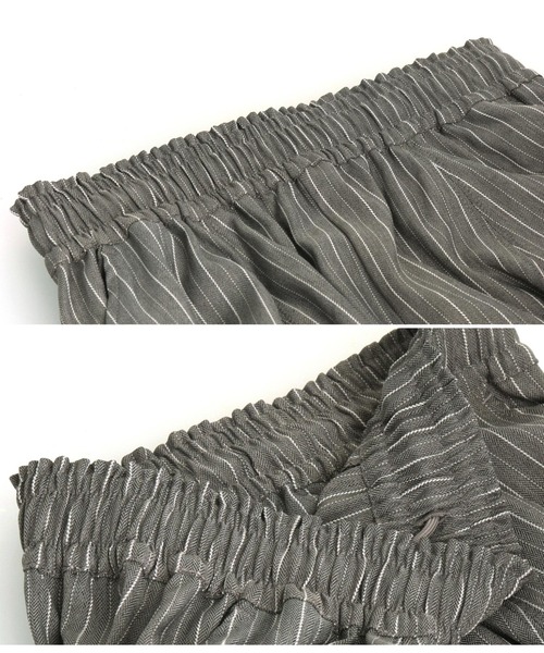 Settimissimo(セッティミッシモ)の「ヘリンボーン ストライプ カーブ パンツ(その他パンツ・レディース・ベージュ/グレー・FREE)」の18枚目の写真