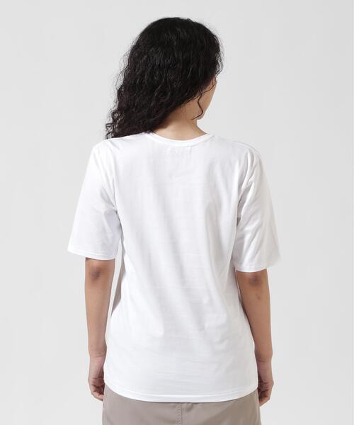 ATON（エイトン）の「ATON (エイトン) SUVIN 60/2 PERFECT S/S T-SHIRT（Tシャツ/カットソー・レディース・ブラック/ホワイト/キャメル/ホワイト系2・2）」の22枚目の写真