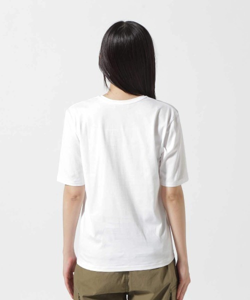 ATON（エイトン）の「ATON (エイトン) SUVIN 60/2 PERFECT S/S T-SHIRT（Tシャツ/カットソー・レディース・ブラック/ホワイト/キャメル/ホワイト系2・2）」の12枚目の写真