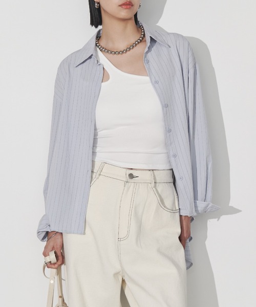 ブラウス シャツ ALCEDO:オックス 変形 シャツ レディース ブラウス シャツ ALCEDO:オックス 変形 レディース : ZOZOTOWN
