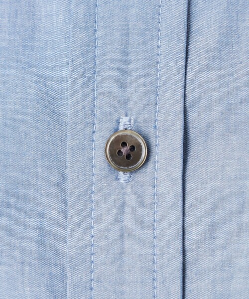 conte＞コットン ロゴ レギュラーカラーシャツ（シャツ/ブラウス