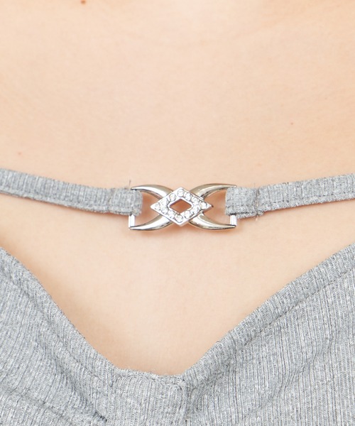 ROYAL PARTY(ロイヤルパーティー)の「ビットギャザーカットトップス(Tシャツ/カットソー・レディース・オフホワイト/グレー/ブラック・FREE)」の16枚目の写真