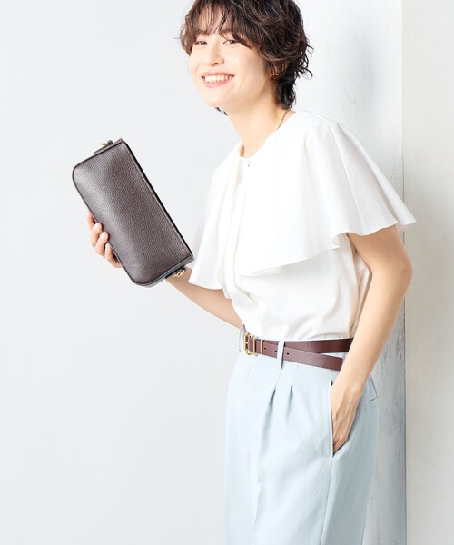 NOLLEY’S Sophi（ノーリーズソフィ）の「高機能 タフタケープブラウス（シャツ/ブラウス・レディース・ホワイト/ラベンダー/ブラック・38）」の18枚目の写真