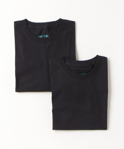 Hombre Nino(オンブレニーニョ)の「Hombre Nino FRUIT OF THE LOOM 2PACK TEE HN0251-CT0007(Tシャツ/カットソー・メンズ・ブラック/ホワイト・MEDIUM/SMALL/X-LARGE/LARGE/XX-LARGE)」の7枚目の写真