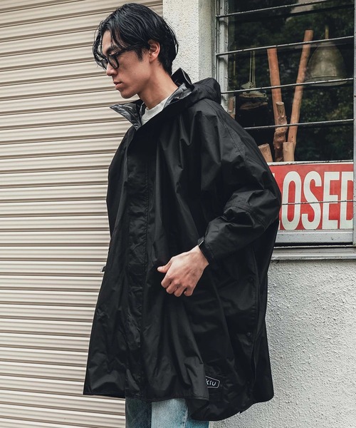 KiU NEW STANDARD RAIN PONCHO 2着セット KiU/キウ NEW STANDARD RAIN PONCHO 2ND｜ファッション通販
