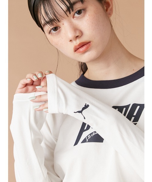 セール】【LILY BROWN×PUMA】グラフィックプリントTシャツ（T