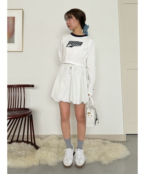 【LILY BROWN リリーブラウン】グラフィックプリント オールインワン セール】【LILY BROWN×PUMA】グラフィックプリントTシャツ（T