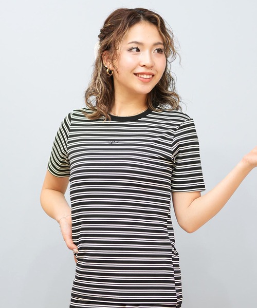 Ungrid アングリッド レディース ラッシュガード シャツ 半袖 水陸両用 ユーティリティ UVカット セットアップ対応 240401 ムラサキスポーツ限定 Ungrid アングリッド レディース ラッシュガード カッティング T