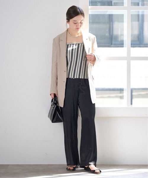 IENA（イエナ）の「ドレープサテンパンツ（その他パンツ・レディース・ブラック/カーキ・34/36/38）」の11枚目の写真