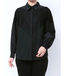 TONAL | レースドッキングシャツ(シャツ/ブラウス)