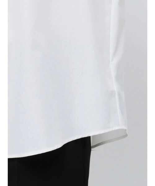 TONAL（トーナル）の「レースドッキングシャツ（シャツ/ブラウス・レディース・ライトブルー/ブラック/オフホワイト・MEDIUM）」の20枚目の写真