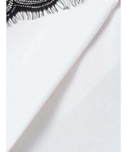 TONAL（トーナル）の「レースドッキングシャツ（シャツ/ブラウス・レディース・ライトブルー/ブラック/オフホワイト・MEDIUM）」の21枚目の写真