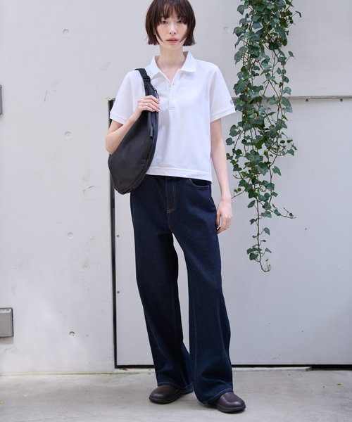 Ampersand（アンパサンド）の「【Ampersand /アンパサンド】Zip shoulder bag/ジップショルダーバッグ/ナイロン/ショルダー/大容量/ユニセックス【WEB限定】（トートバッグ・レディース・ブラック/カーキ・フリー）」の17枚目の写真