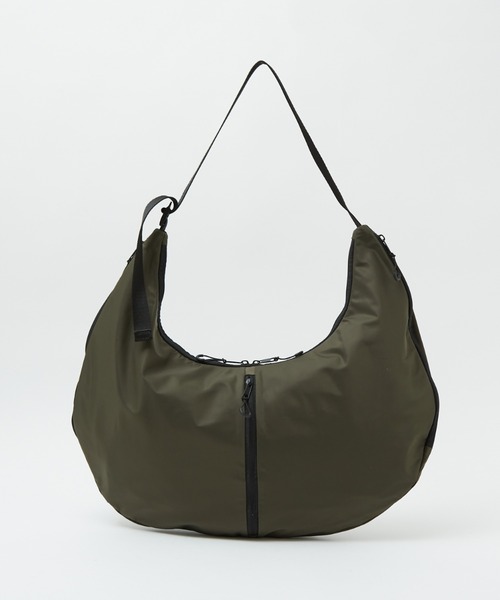 Ampersand（アンパサンド）の「【Ampersand /アンパサンド】Zip shoulder bag/ジップショルダーバッグ/ナイロン/ショルダー/大容量/ユニセックス【WEB限定】（トートバッグ・レディース・ブラック/カーキ・フリー）」の22枚目の写真