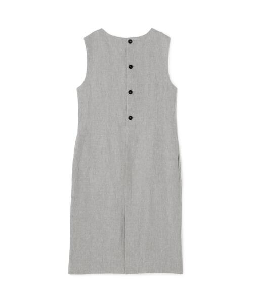 MARGARET HOWELL(マーガレットハウエル)の「YARN DYED LINEN(ワンピース・レディース・グレー/ネイビー・2/1)」の15枚目の写真