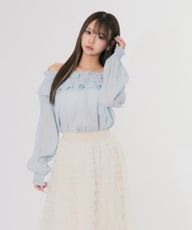 JilLA（ジルア）の「Flower Blouse / フラワーブラウス 2WAY（シャツ/ブラウス）」