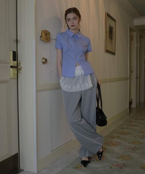 セール】レースラップミニスカート（スカート）｜Mili affinity（ミリ