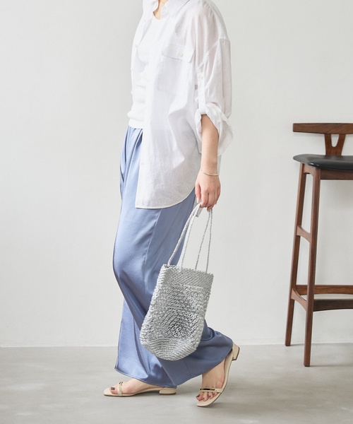 The Bagmati（ザバグマティ）の「《追加》BAGMATI/バグマティ METALICバッグ（ハンドバッグ・レディース・シルバー/ゴールド/ブラック・FREE）」の22枚目の写真