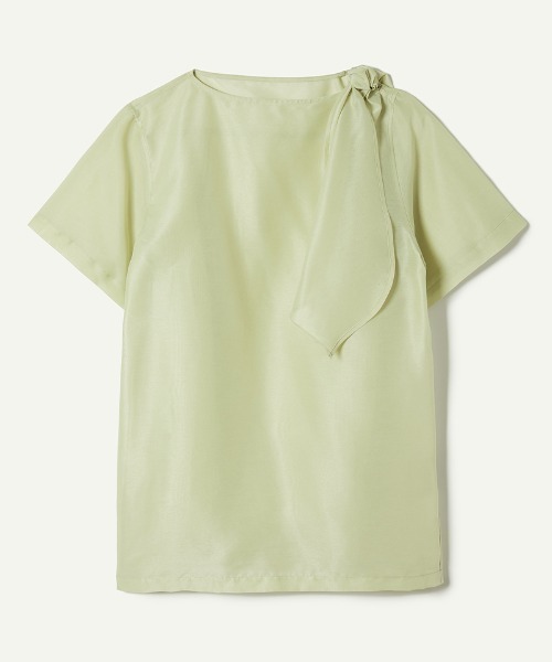leinwande（ラインヴァンド）の「【leinwande】Ribbon Organdy Mini Dress（ワンピース・レディース・ブラック/グリーン・ONE SIZE）」の6枚目の写真