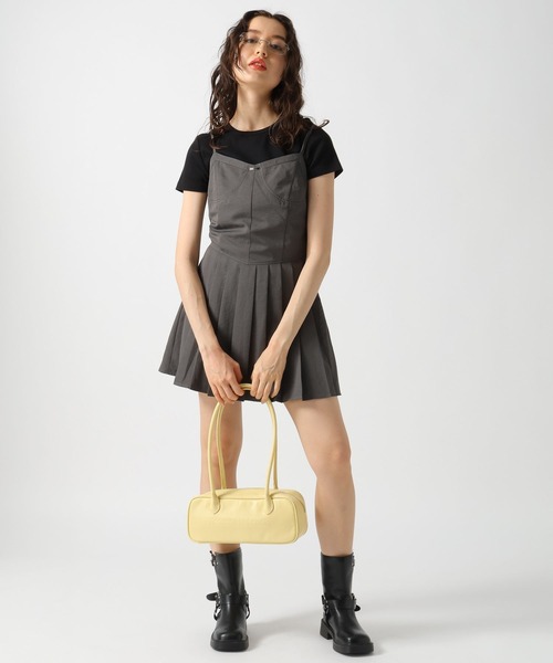 FOREVER 21（フォーエバー トゥエンティーワン）の「【2025SS】コルセットミニキャミワンピース（ワンピース・レディース・チャコールグレー/ベージュ・FREE）」の20枚目の写真