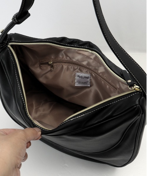 Legato Largo（レガートラルゴ）の「Legato Largo ルナバッグ 2WAY A4ショルダー LG-V0092（ショルダーバッグ・レディース・ダークグリーン/ブラック・FREE）」の5枚目の写真