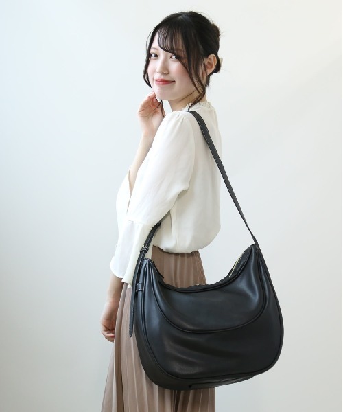 Legato Largo（レガートラルゴ）の「Legato Largo ルナバッグ 2WAY A4ショルダー LG-V0092（ショルダーバッグ・レディース・ダークグリーン/ブラック・FREE）」の16枚目の写真
