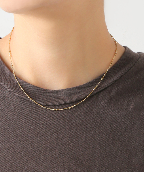 ジャーナルスタンダード三連ネックレス BEAUTY＆YOUTH UNITED ARROWS ネックレス スネーク ミックス