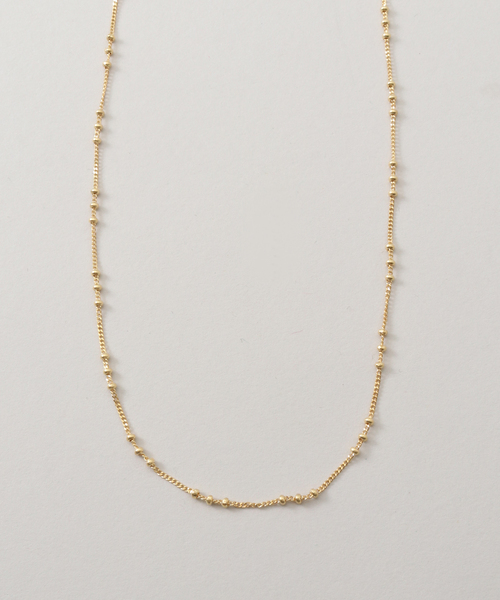 JOURNAL STANDARD relume（ジャーナルスタンダード　レリューム）の「《WEB限定追加3》RELUME ツブツブネックレス（ネックレス・レディース・ゴールド・FREE）」の2枚目の写真