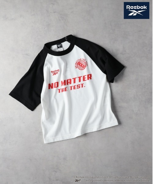 Right-on(ライトオン)の「Reebok(リーボック)【キッズ】ラグランTシャツ(Tシャツ/カットソー・キッズ・オレンジ/ホワイト/ブラック・140/150/160/130)」の2枚目の写真