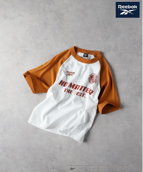 Right-on(ライトオン)の「Reebok(リーボック)【キッズ】ラグランTシャツ(Tシャツ/カットソー・キッズ・オレンジ/ホワイト/ブラック・140/150/160/130)」の3枚目の写真