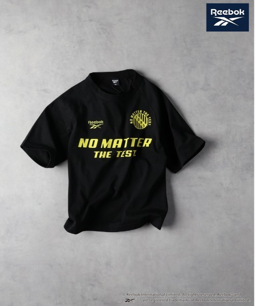 Right-on(ライトオン)の「Reebok(リーボック)【キッズ】ラグランTシャツ(Tシャツ/カットソー・キッズ・オレンジ/ホワイト/ブラック・140/150/160/130)」の1枚目の写真