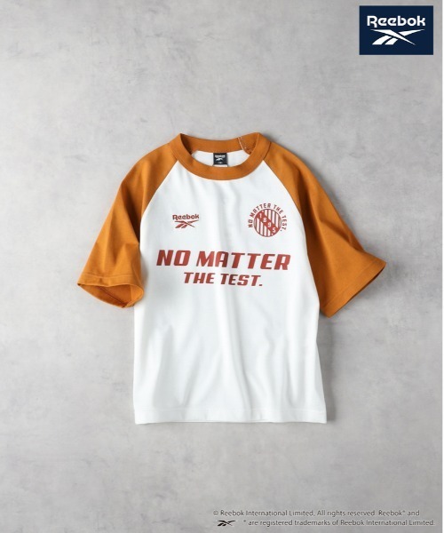 Right-on(ライトオン)の「Reebok(リーボック)【キッズ】ラグランTシャツ(Tシャツ/カットソー・キッズ・オレンジ/ホワイト/ブラック・140/150/160/130)」の7枚目の写真