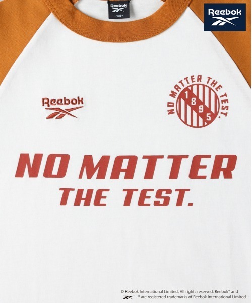Right-on(ライトオン)の「Reebok(リーボック)【キッズ】ラグランTシャツ(Tシャツ/カットソー・キッズ・オレンジ/ホワイト/ブラック・140/150/160/130)」の9枚目の写真