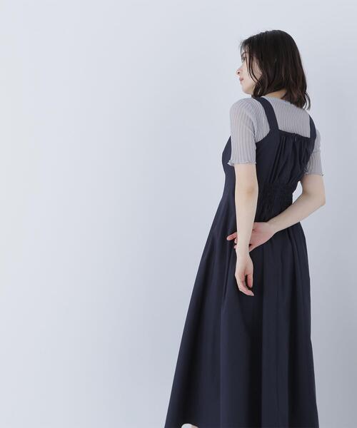 NATURAL BEAUTY BASIC(ナチュラルビューティーベーシック)の「◇シアーストライプリブニット(ニット/セーター・レディース・ブラウン/ブラック/グレー・FREE)」の17枚目の写真