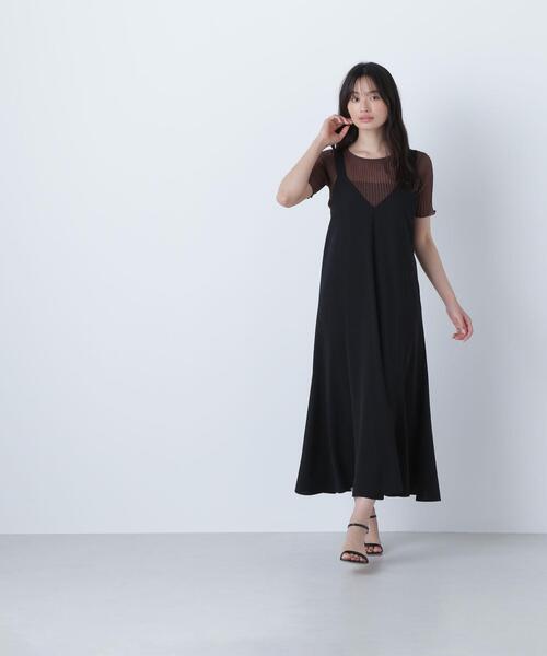 NATURAL BEAUTY BASIC(ナチュラルビューティーベーシック)の「◇シアーストライプリブニット(ニット/セーター・レディース・ブラウン/ブラック/グレー・FREE)」の12枚目の写真
