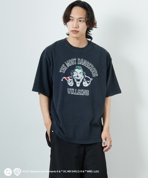tシャツ 「JEANS FACTORY CLOTHES/ジーンズファクトリークローズ」 JOKER ダメージ キャラクターTシャツ レディース メンズ セール】[JEANS FACTORY CLOTHES/ジーンズファクトリークローズ