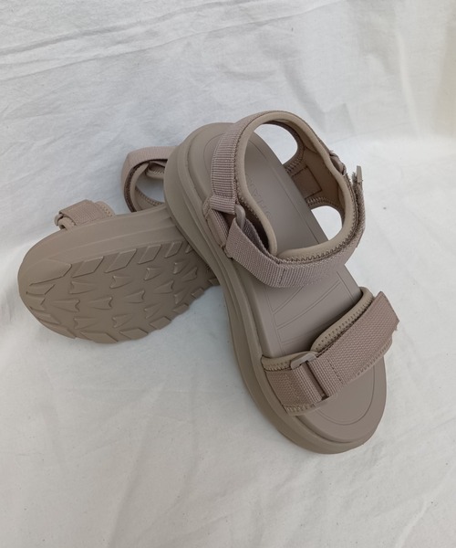 SHAKA(シャカ)の「【SHAKA】シャカ NEO BUNGY S CHUNKY GES(ネオバンジーS チャンキー GES)SK-323(サンダル・レディース・ブラック/ダークベージュ/キナリ・5/6/7)」の6枚目の写真