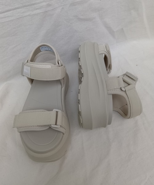 SHAKA(シャカ)の「【SHAKA】シャカ NEO BUNGY S CHUNKY GES(ネオバンジーS チャンキー GES)SK-323(サンダル・レディース・ブラック/ダークベージュ/キナリ・5/6/7)」の8枚目の写真