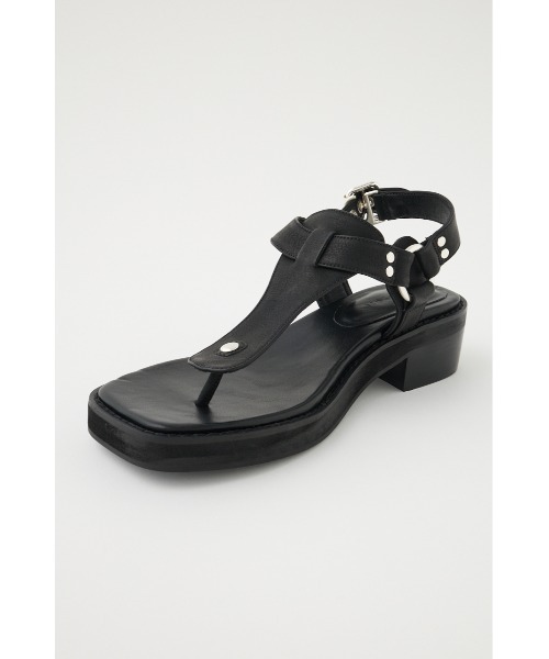MOUSSY（マウジー）の「CHUNK HEEL THONG サンダル（サンダル・レディース・ブラック・SMALL/MEDIUM/LARGE）」の6枚目の写真