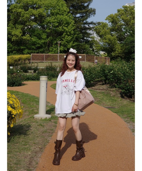 JUMELLE（ジュメロ）の「multi tote bag（ショルダーバッグ・レディース・グレー/ピンク/ベージュ・FREE）」の7枚目の写真