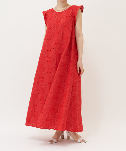 LIVETART(リヴェタート)の「グロリオサ刺繍ワンピース(インナー付き)(ワンピース・レディース・レッド/ブラック・FREE)」の16枚目の写真