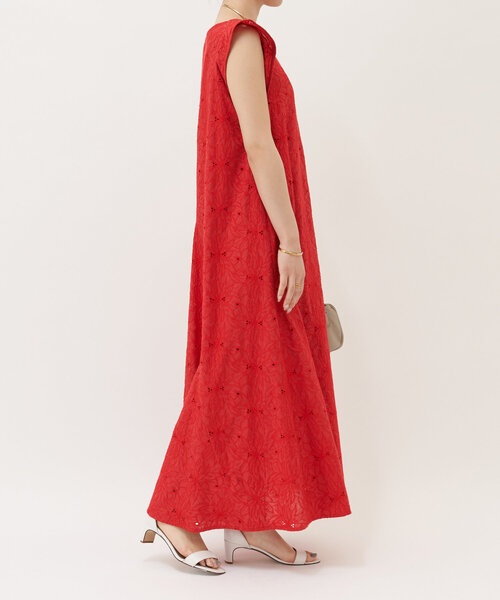 LIVETART(リヴェタート)の「グロリオサ刺繍ワンピース(インナー付き)(ワンピース・レディース・レッド/ブラック・FREE)」の17枚目の写真