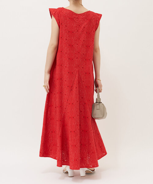 LIVETART(リヴェタート)の「グロリオサ刺繍ワンピース(インナー付き)(ワンピース・レディース・レッド/ブラック・FREE)」の18枚目の写真