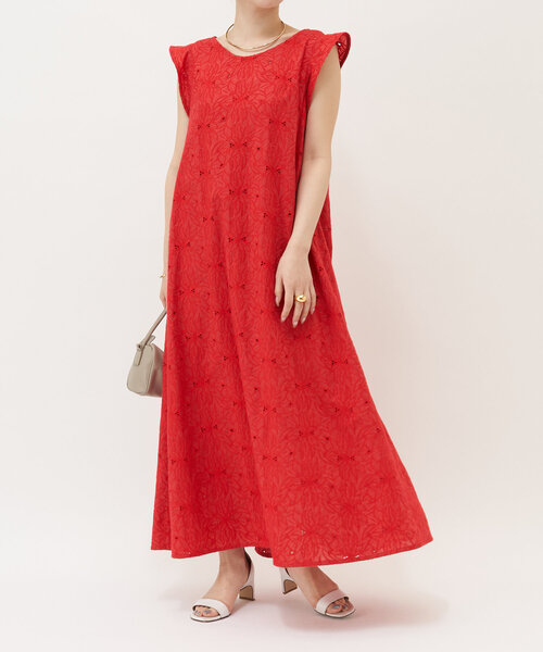 LIVETART(リヴェタート)の「グロリオサ刺繍ワンピース(インナー付き)(ワンピース・レディース・レッド/ブラック・FREE)」の19枚目の写真