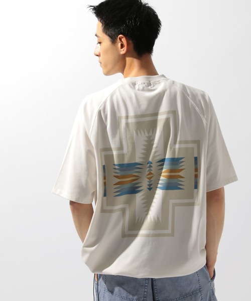 Madein Tシャツ ペンライト　バッグ セール】【PENDLETON(ペンドルトン)】別注バックプリントドライ